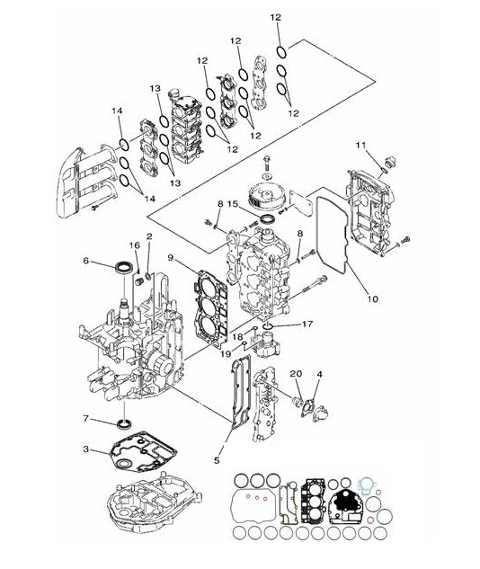 30/40 PK 4-Takt 3-Cil. Blok 30/40 PK 4-Takt 3-Cil. Blok