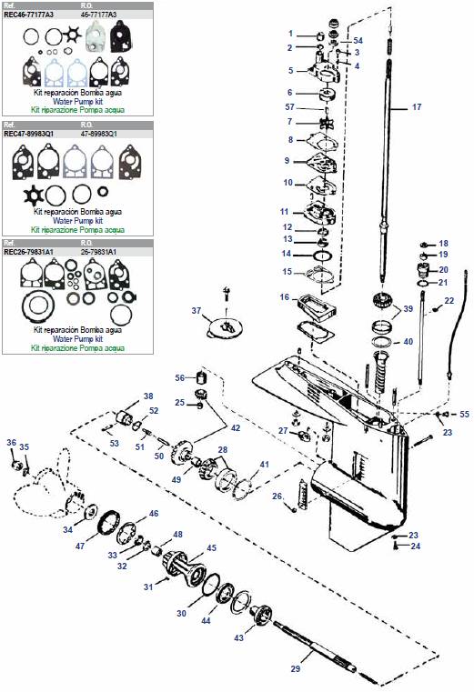 30 t/m 70 PK 2-Takt (2 / 3 / 4 Cilinder)