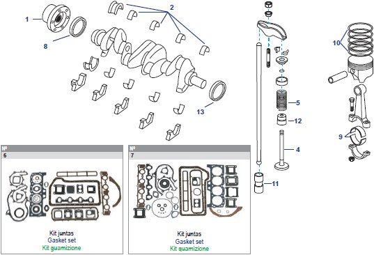 470, 485, 488, 165, 170, 180 & 190 PK 4 Cyl InLine (4L)