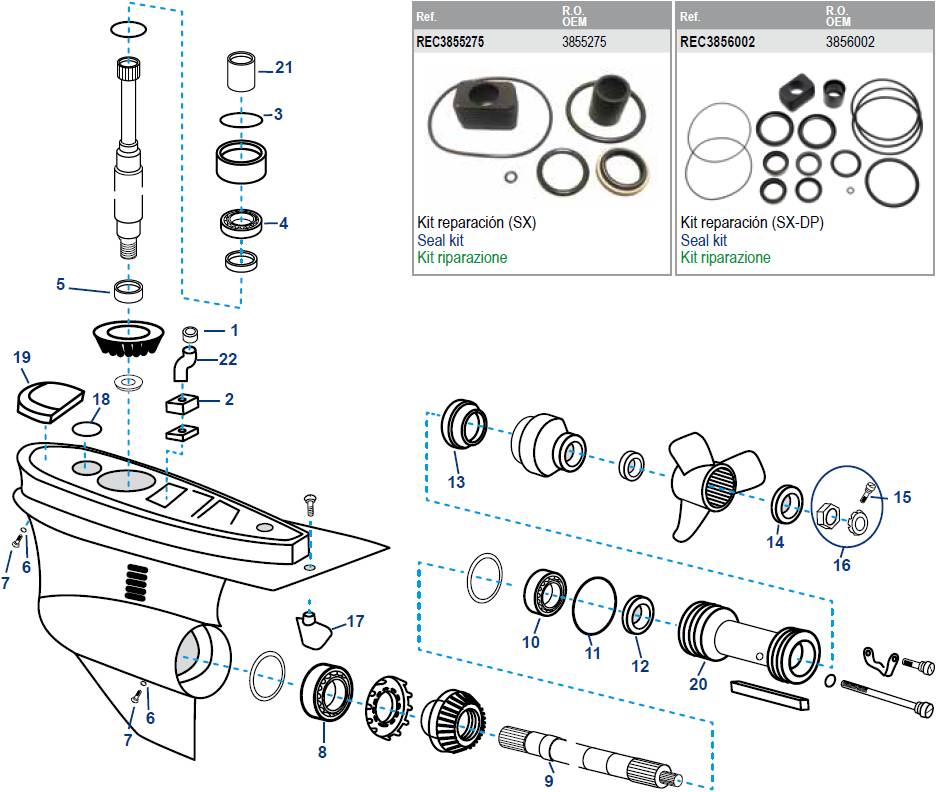 SX Lower Housing SX Lower Housing