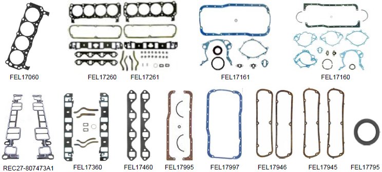 5.0L 190 / 215 / 220 / 225 PK (Fi/FL) Ford Block 5.0L 190 / 215 / 220 / 225 PK (Fi/FL) Ford Block
