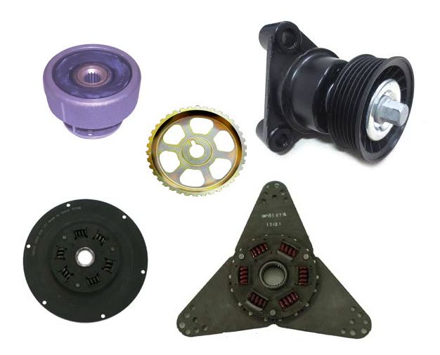 Aandrijfplaten / Motorkoppelingen / Spanrollen Aandrijfplaten / Motorkoppelingen / Spanrollen