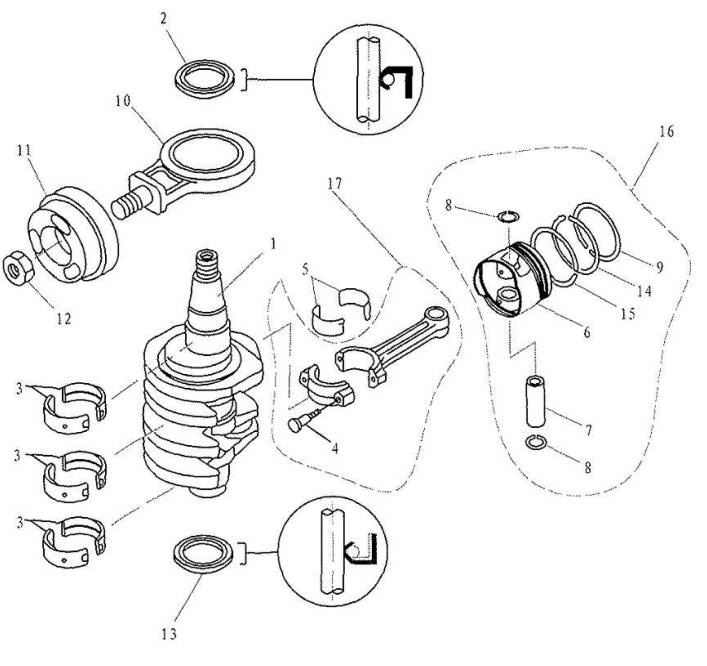 Crankshaft & Piston Crankshaft & Piston