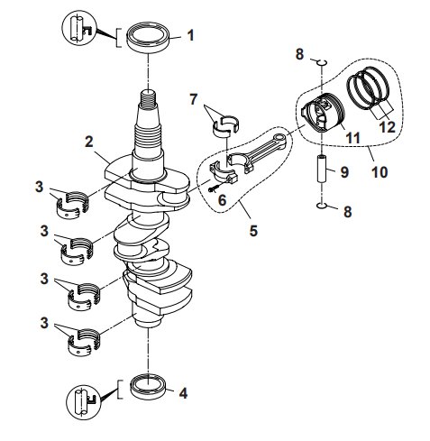 Crankshaft & Pistons