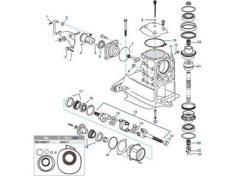 SX-A, FWD, DPS-A, DPS-B Upper Housing