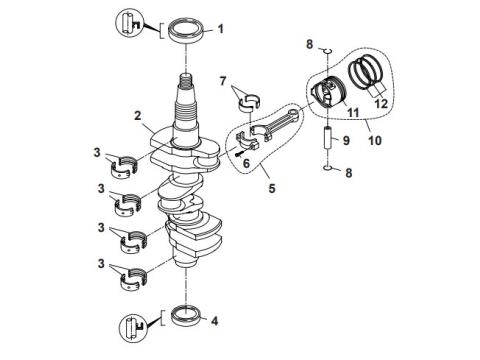 Crankshaft & Pistons