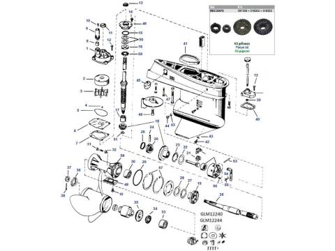 Loopcharged 40 - 60 PK 2-Cil. & 60 - 75 PK 3-Cil. (75-06)