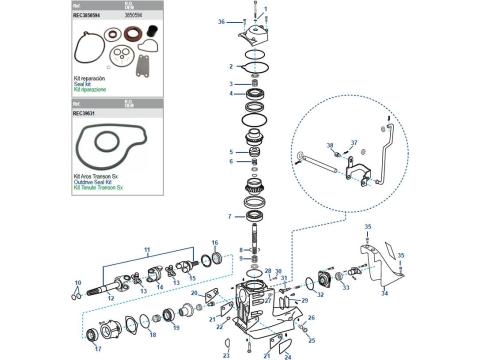 SX Driveshaft Housing