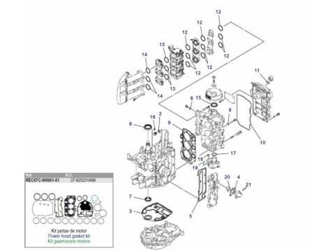 F30 / F40 4-Takt 3-Cil. Blok