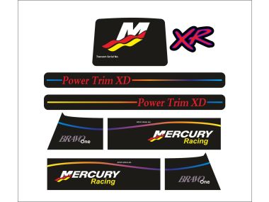MerCruiser Racing XR Sticker Set