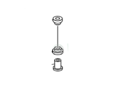 Yamaha/Mercury F8/F9.9 Collar met Grommet (90480-09M35-00, 90387-06M15-00)