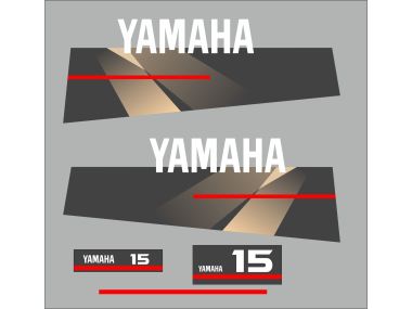 Yamaha 15 PK 2005 Sticker Set