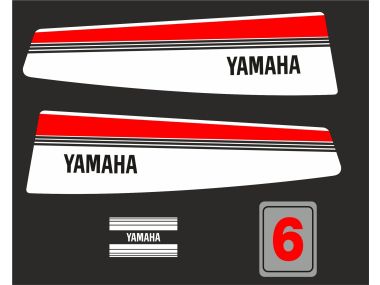 Yamaha 6 PK 1983-1988 Sticker Set