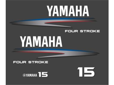 Yamaha 15 PK 2002-2006 Sticker Set