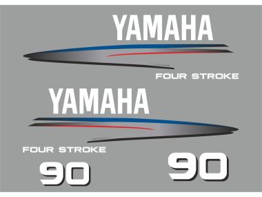 Yamaha 90 PK 2002-2006 Sticker Set