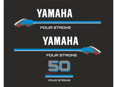 Yamaha 50 PK 4-Takt Sticker Set