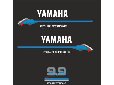 Yamaha 9.9 PK 4-Takt Sticker Set