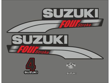 Suzuki 4 PK 2003-2009 Sticker Set