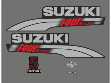Suzuki 5 PK 2003-2009 Sticker Set