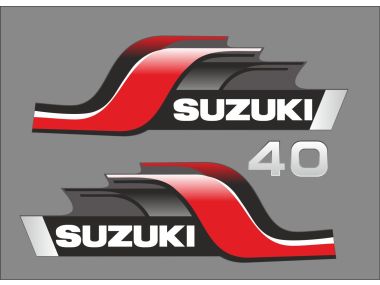 Suzuki 40 PK 1998 Sticker Set