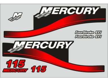 Mercury 115 PK 2004-2006 Sticker Set