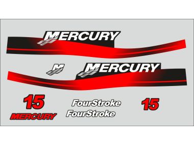 Mercury 15 PK 1999-2006 Sticker Set
