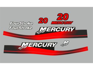 Mercury 20 PK 1999-2006 Sticker Set