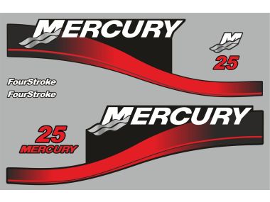 Mercury 25 PK 2003 Sticker Set