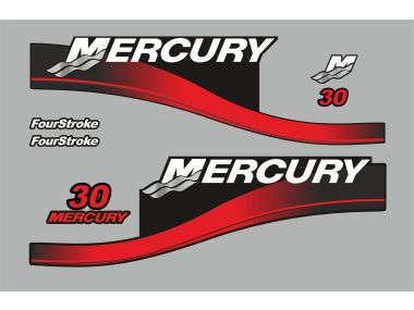 Mercury 30 PK 2003 Sticker Set