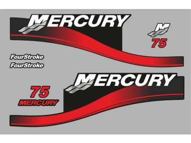 Mercury 75 PK 2003 Sticker Set