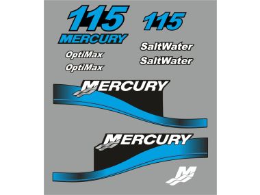 Mercury 115 PK 1999-2004 Sticker Set