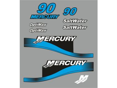Mercury 90 PK 1999-2004 Sticker Set