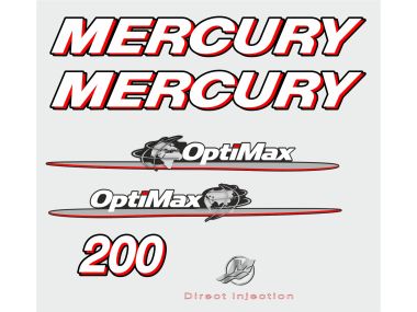 Mercury 200 PK 2007-2012 Sticker Set