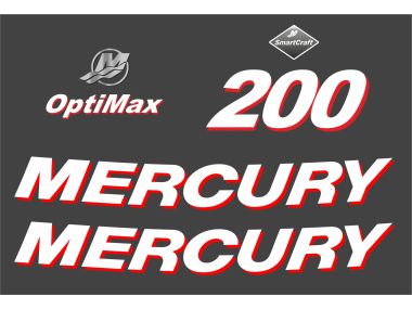 Mercury 200 PK 2006 Sticker Set