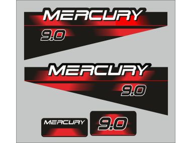 Mercury 9 PK 1994-1998 Sticker Set