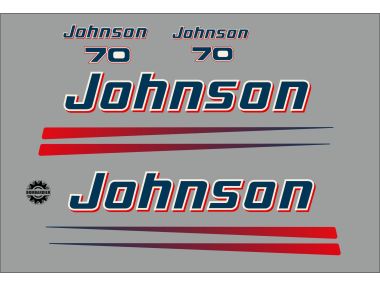 Johnson 70 PK 1990+ Sticker Set