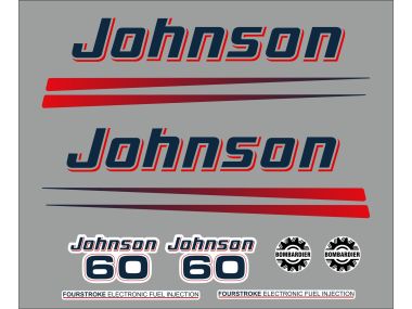 Johnson 60 PK 2002-2006 Sticker Set
