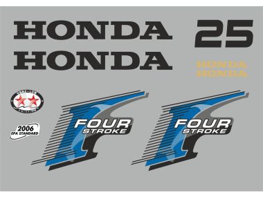 Honda 25 PK 2006 Sticker Set