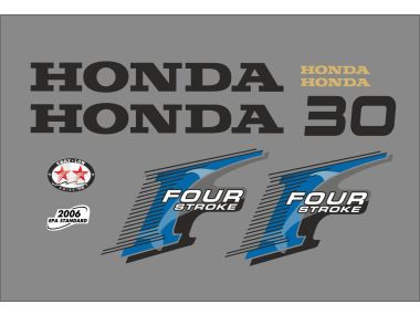 Honda 30 PK 2006 Sticker Set