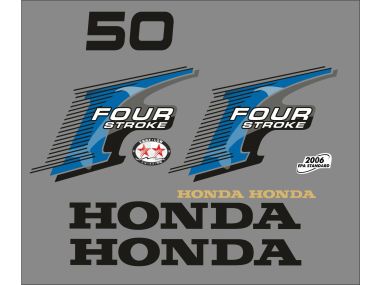 Honda 50 PK 2006 Sticker Set