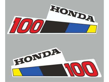 Honda 100 PK 1985 Sticker Set