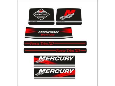 MerCruiser Bravo One Sticker Set