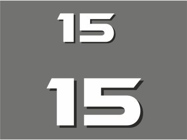 Yamaha 15 PK 1998-2006 Sticker