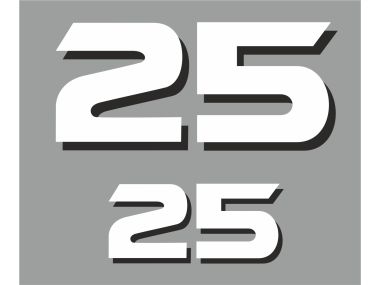 Yamaha 25 PK 1998-2006 Sticker
