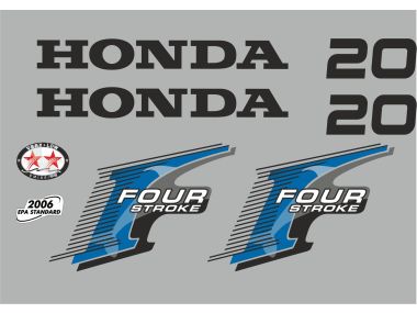 Honda 20 PK 2006 Sticker Set