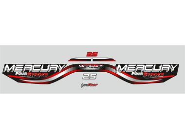 Mercury 25 PK 1999-2003 Sticker Set