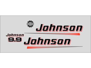 Johnson 9.9 PK Sticker Set