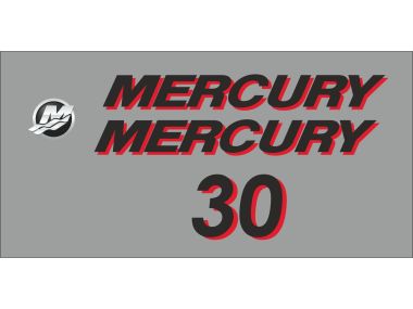 Mercury 30 PK Sticker Set