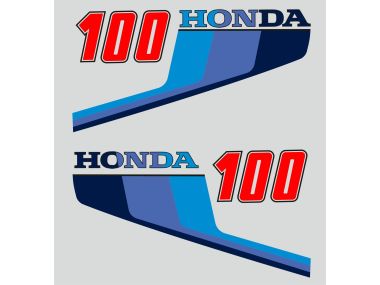 Honda 100 PK 1987 Sticker Set