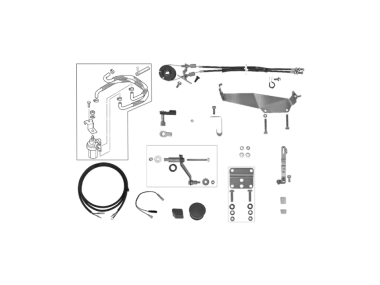 Mercury Mariner aanbouwkit afstandsbediening 4, 5 en 6 pk 4-takt 2012+ (8M0062241)